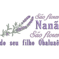 Diseño Para Bordado Son Flores Para Nanã