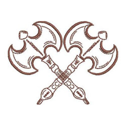 Embroidery Design Large Axes