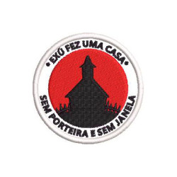 Embroidery Design Exu Built A House Without A Gate Patch