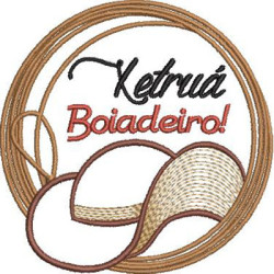 Embroidery Design Xetruá Boiadeiro 10 Cm