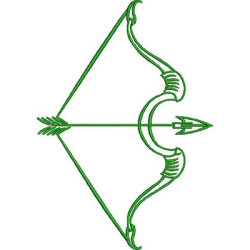 Embroidery Design Bow And Arrow