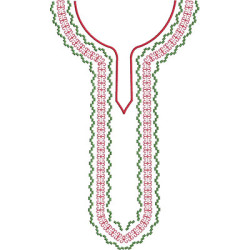 Embroidery Design Garment Collar Camisú 1