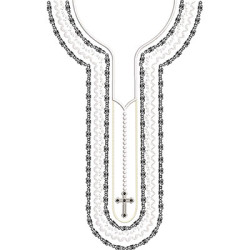 Matriz De Bordado Gola De Camisú Das Almas