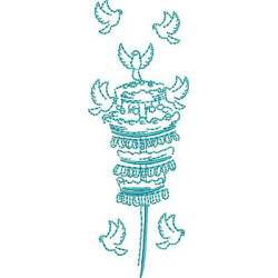 Embroidery Design Êpa Êpa Babá Oxalá Opaxorô