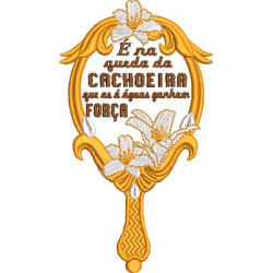 Embroidery Design Abebê De Oxum 14 Cm