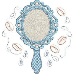 Embroidery Design Abebê With Fabric Appliqué