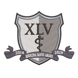 Matriz De Bordado Medicina Santo Amaro Turma Xlv