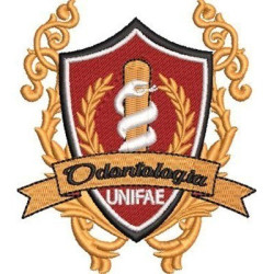 Matriz De Bordado Escudo Odontologia Unifae