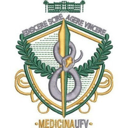 Matriz De Bordado Escudo Medicina Ufv