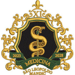 Embroidery Design Medicina San Leopoldo Mandic Xi