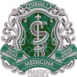 Diseño Para Bordado Escudo Clase 1 Medicina Mandic Limeira