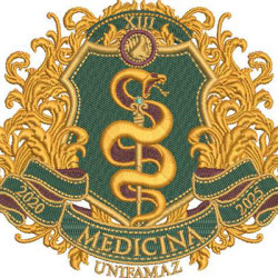 Diseño Para Bordado Escudo Medicamentoso Unibamaz Clase X I I I