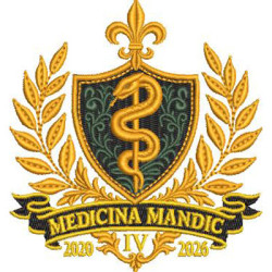 Diseño Para Bordado Escudo Clase 4 Medicina Mandic