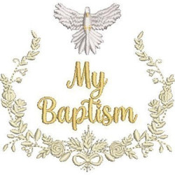 Embroidery Design Frame My Baptism 6