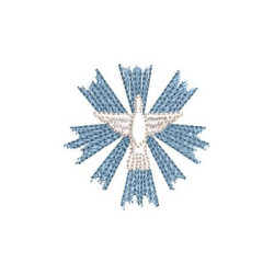 Embroidery Design Divine Holy Spirit 5 Cm