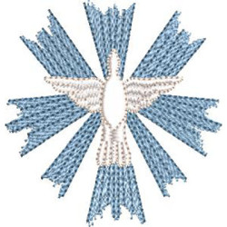 Embroidery Design Divine Holy Spirit 8 Cm