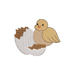 Embroidery Design Bird Birth