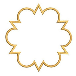 Embroidery Design Simple Frame 1