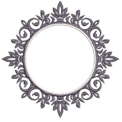 Embroidery Design Frame Provence 266