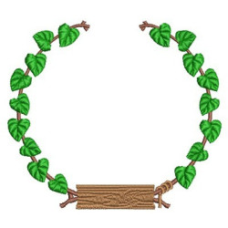 Matriz De Bordado Moldura Safari 4