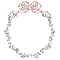 FLORAL FRAME WITH TIE 23