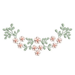 Embroidery Design Frame Floral 20 Delicate