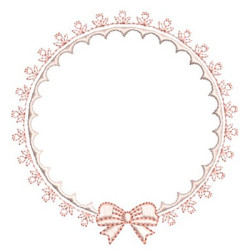 Embroidery Design Simple Frame With Loop 7