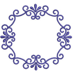 Embroidery Design Frame Scandinavian Folk Art 4