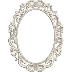 Embroidery Design Baroque Frame 29