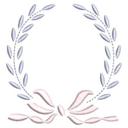 Diseño Para Bordado Marco De Acacia Con Arco 14