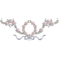 FLORAL FRAME WITH TIE 49