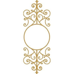 DECORATED ARABESQUE FRAME 2