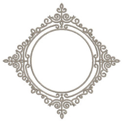 Embroidery Design Frame Provence 284