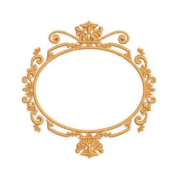 Embroidery Design Frame Provence 285