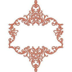 Embroidery Design Frame Provence 287