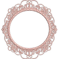 DELICATE FRAME WITH CROWNS