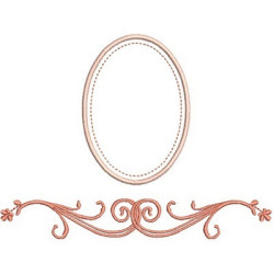 SIMPLE OVAL FRAME