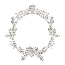 Embroidery Design Provençal Frame 290