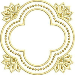 Embroidery Design Religious Frame 20