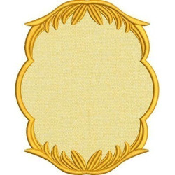 Embroidery Design Applied Religious Frame 2
