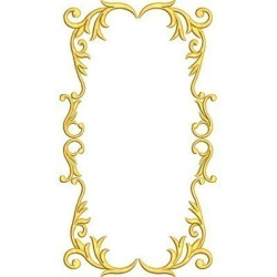 Embroidery Design Religious Frame 23