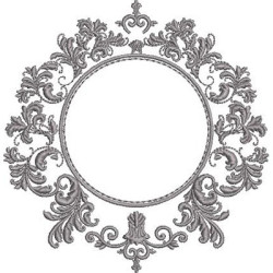 Diseño Para Bordado Marco Provenzal 301