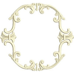 Embroidery Design Frame Provence 305