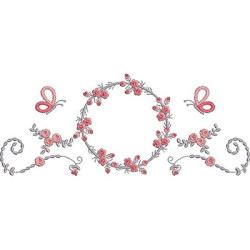 Embroidery Design Cherry Frame 8