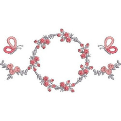 Embroidery Design Cherry Frame 9