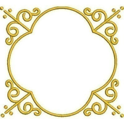 Embroidery Design Religious Framework 25