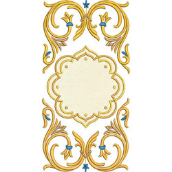 Diseño Para Bordado Marco Religioso Aplicado 4