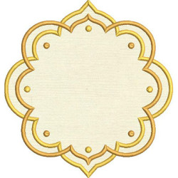 Embroidery Design Applied Religious Framework 5