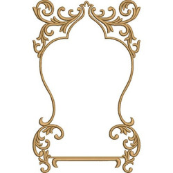 Embroidery Design Religious Frame 32