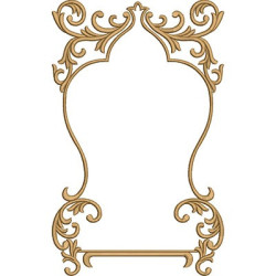 Embroidery Design Religious Frame 34